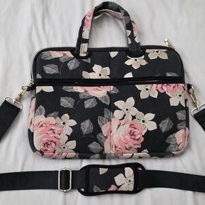 16in Laptop, IPad Floral Bag